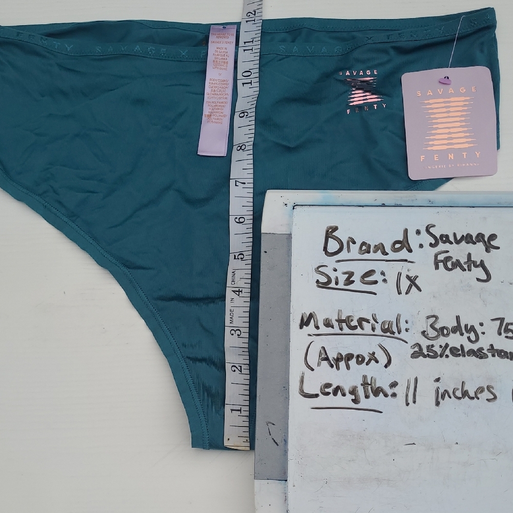 Last Call Free With Sale Savage X Fenty Kids Deep Teal Bottoms